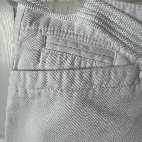 Lauren Ralph Lauren white belted chino cropped pants - Picture 5 of 6